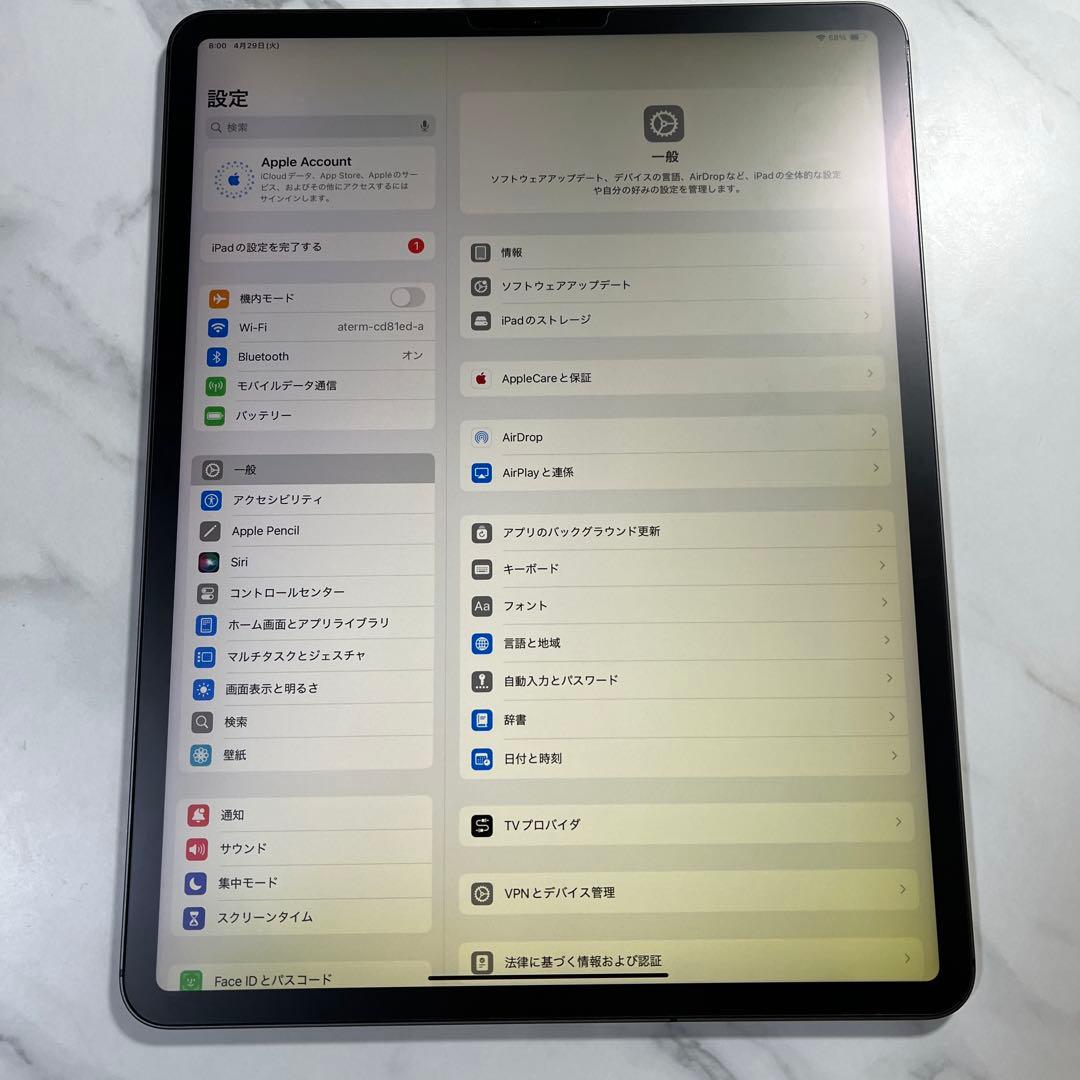 iPad Pro 12.9 Wi-Fi + Cellular第3世代