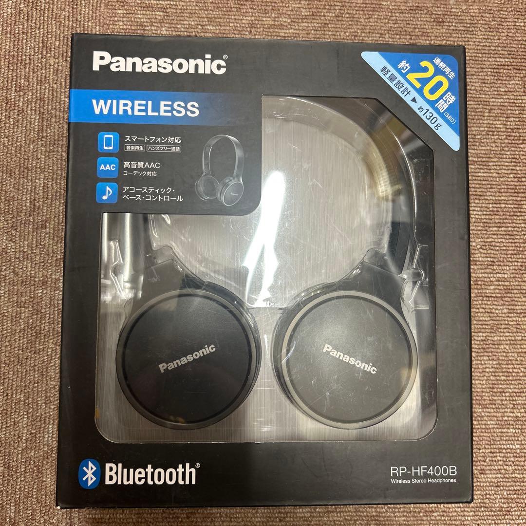 Panasonic RP-HF400B ワイヤレスヘッドホン
