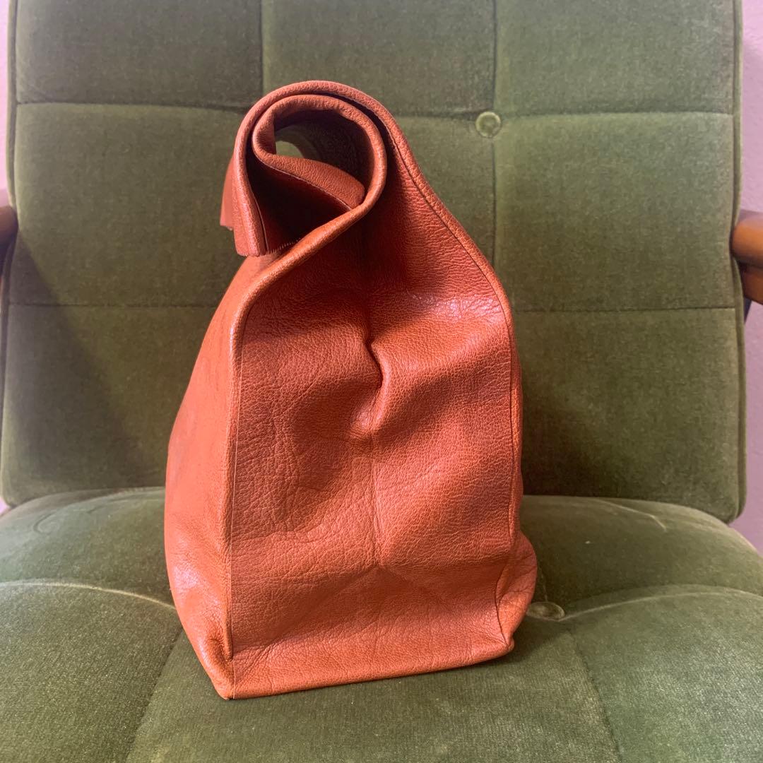 廃盤　MASTER&CO. マスターアンドコー レザークラッチバッグ 紙袋型