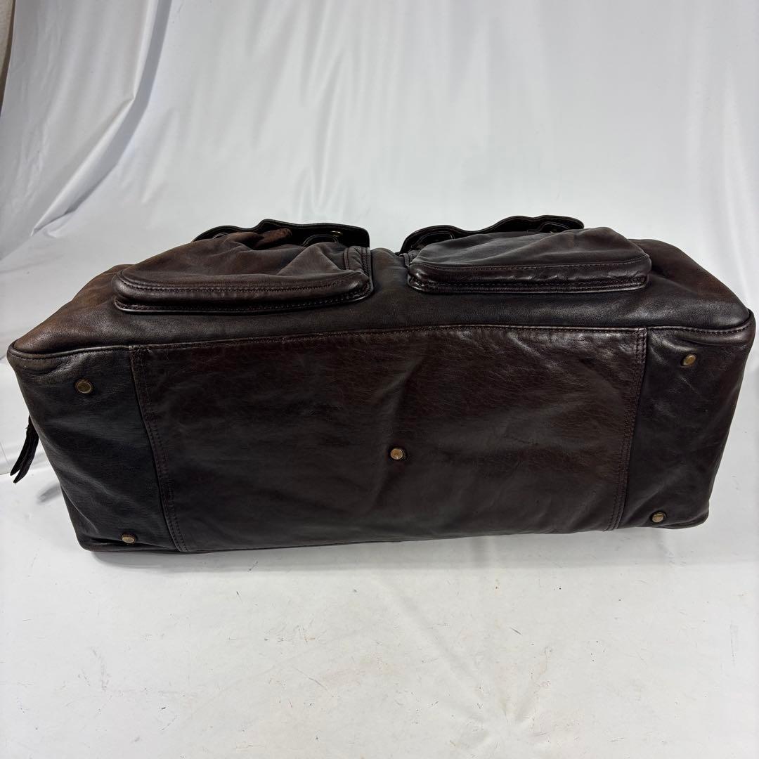 PORTER　ホースマン　ボストンバッグ　馬革　旅行　レザー 　吉田カバン 濃茶