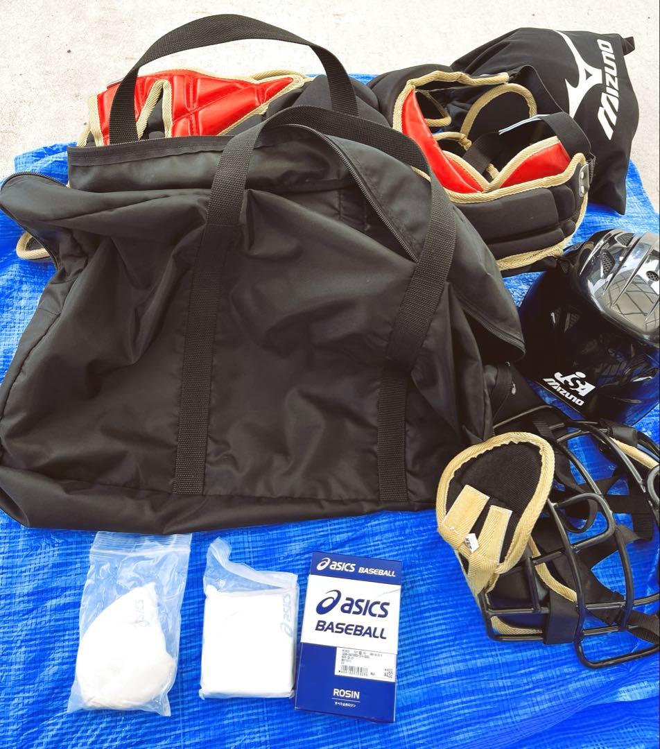 美品　SSK キャッチャー防具　新品ロジン付き