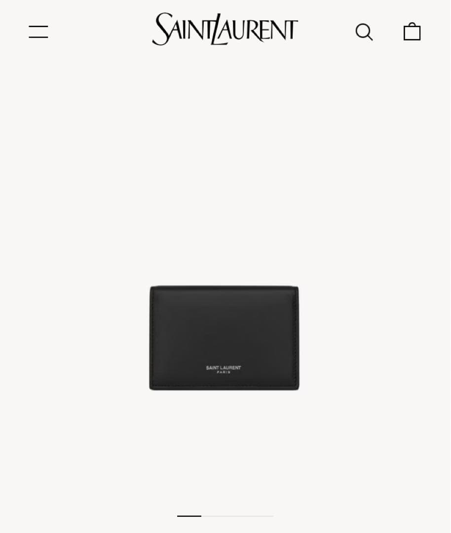 yas ko　【新品未使用】サンローラン ビジネスカードケース・名刺入れ