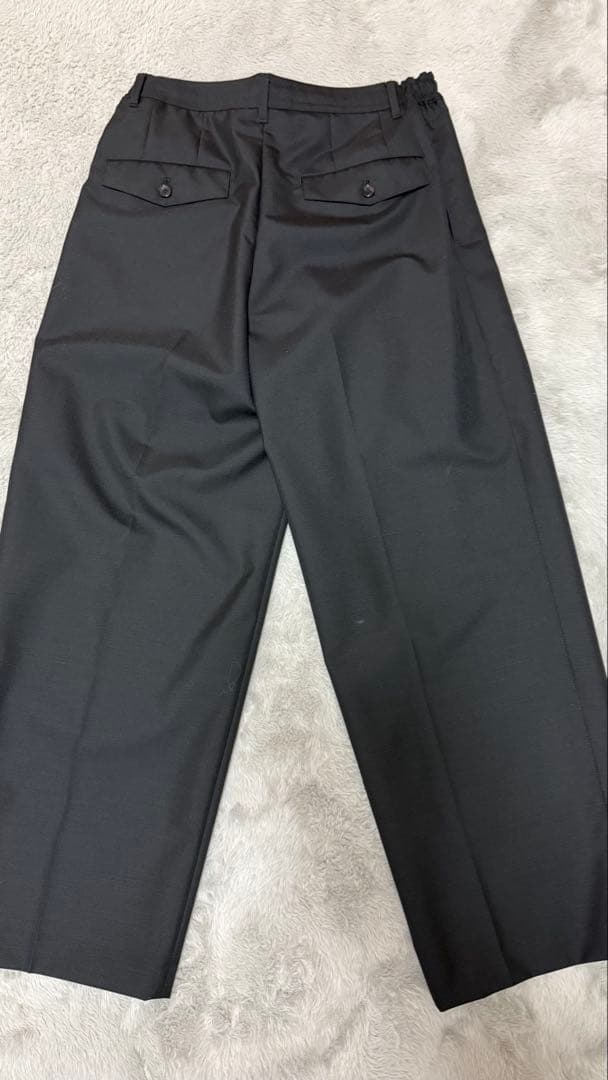 UNITED TOKYO ブラック ワイドパンツ