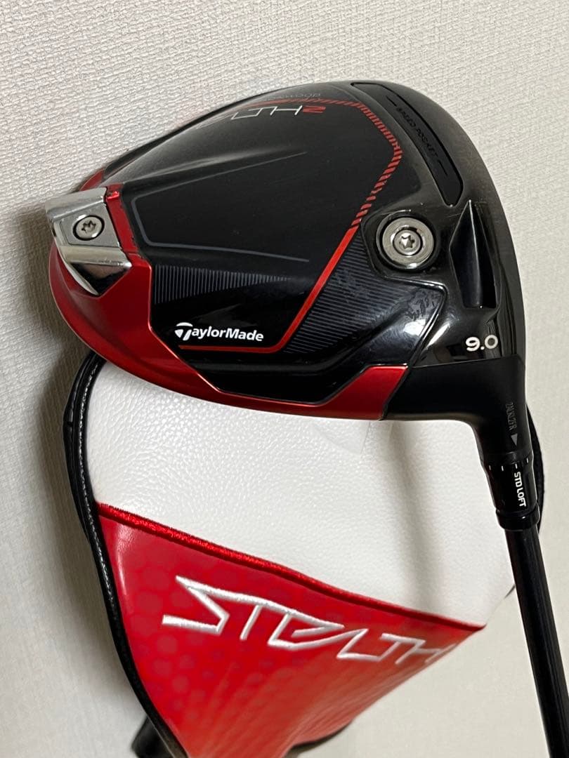stealth2 ドライバー　9.0 純正シャフト50s　ヘッドカバー付き