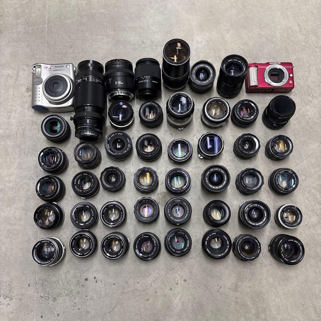EF AF NIKKOR OLYMPUS カメラ　レンズ 47本まとめ