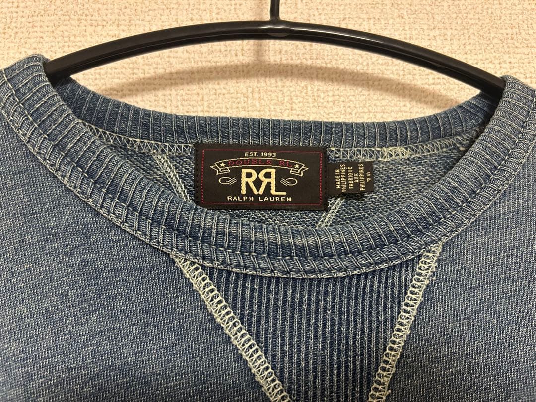 【新品未使用】RRL Ralph Lauren ダークブルー セーター