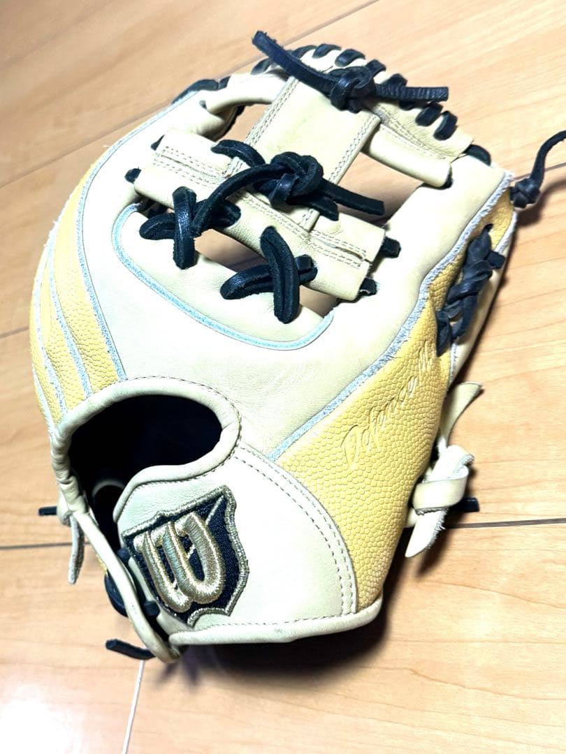 グローブ 少年軟式 ウィルソン Jr. 内野手用 右投用 6J型　有名店型付け