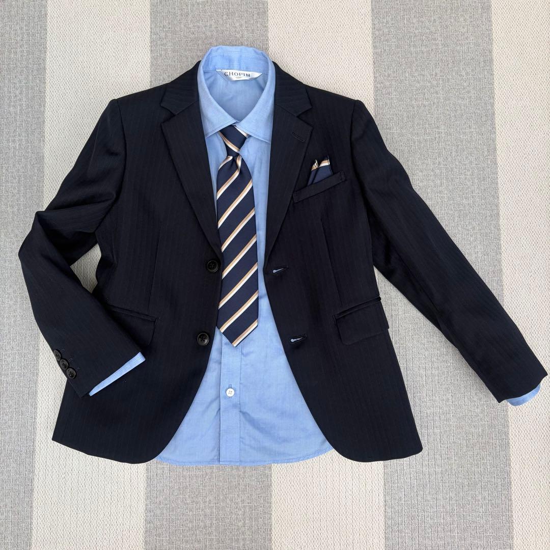 美品 120 CHOPIN ショパン フォーマル スーツ ブーツ セット 男の子