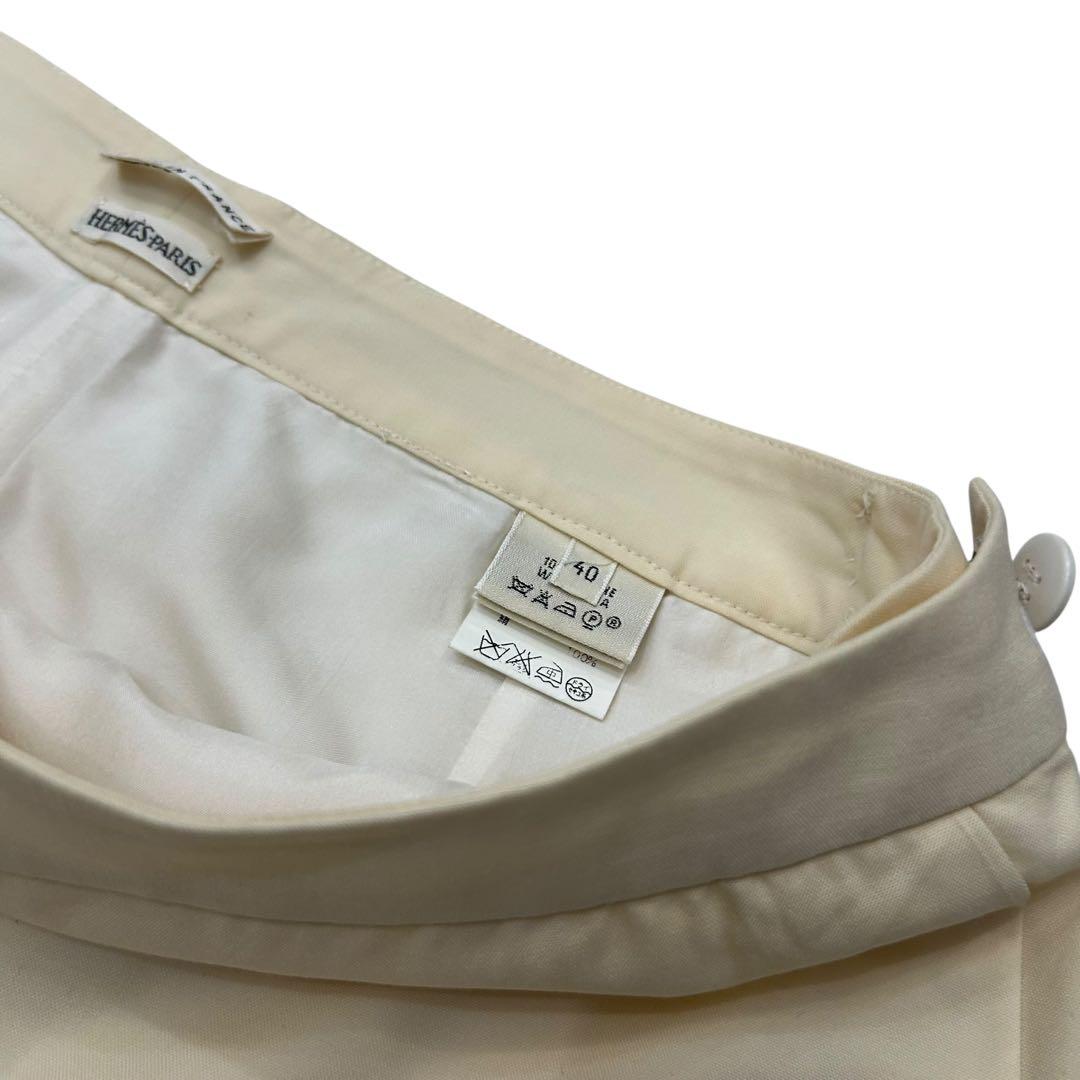 HERMES マルジェラ期 ウール ワイドトラウザー メンズサイズ