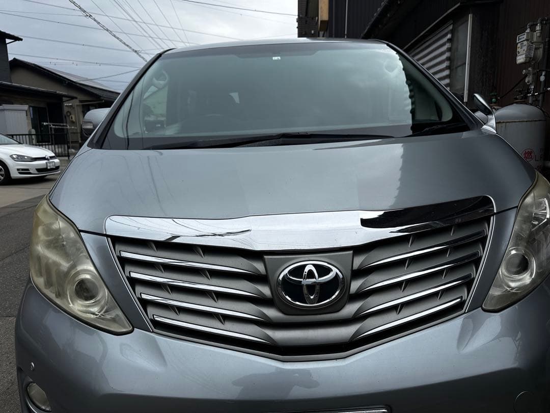 送料込 20系前期アルファード 希少な純正トヨタエンブレム付きフロントグリル