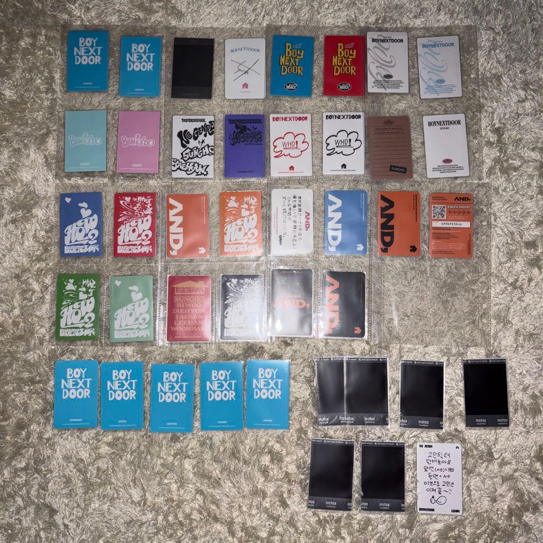 BOYNEXTDOOR ソンホ 封入トレカ ラキドロ グッズ まとめ売り