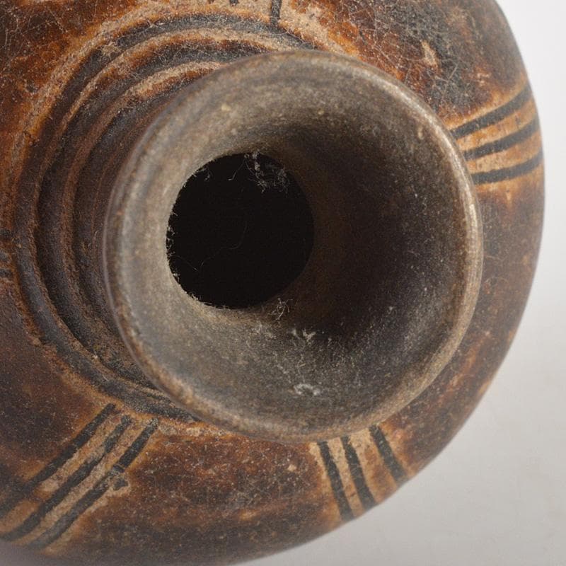 Maiko　タイ古陶磁　スンコロク　宋胡録　褐色釉　小壷　N　6241