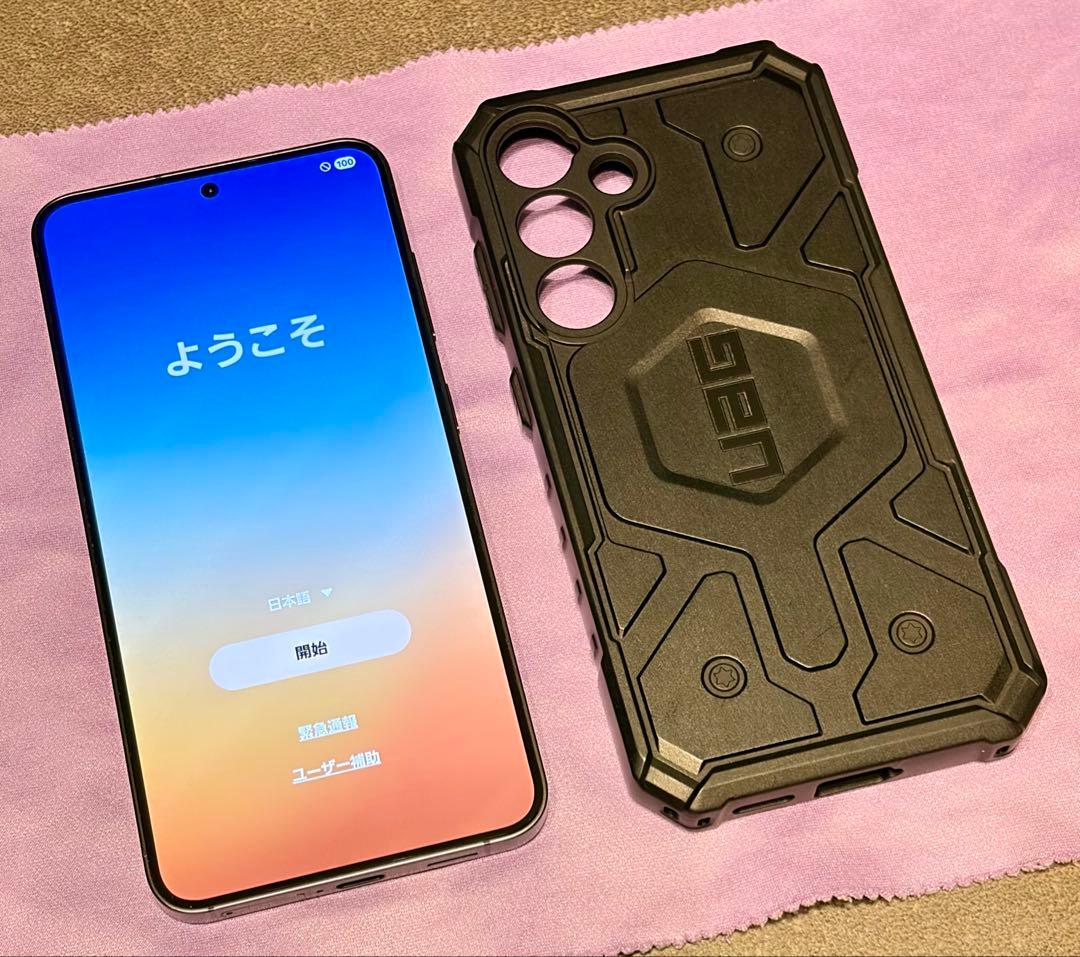 『Galaxy S24 本体(オニキスブラック)』『UAG製ケース付』セット