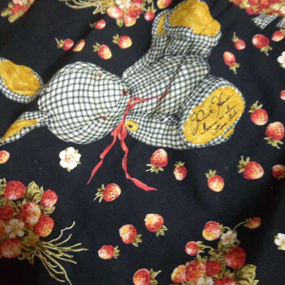 未使用ピンクハウス　ギンガムうさぎノースリーブワンピース　2022