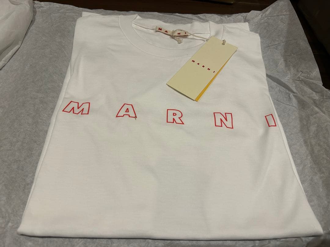 ★新品未使用★MARNIＴシャツ 半袖 大人もOK ホワイト 14Yサイズ