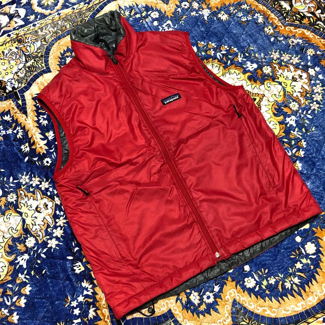 パタゴニア　パフボールベスト　赤