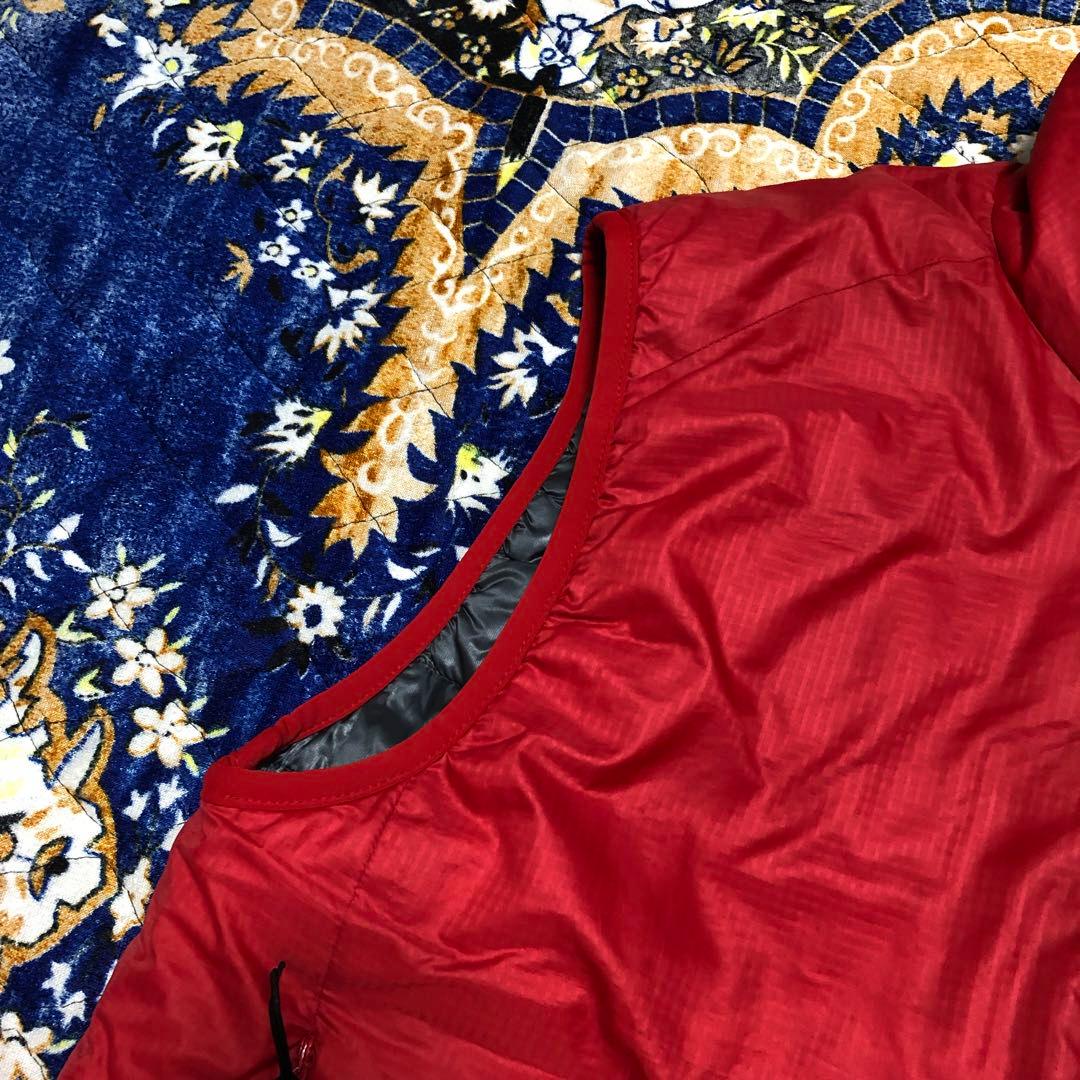 パタゴニア　パフボールベスト　赤