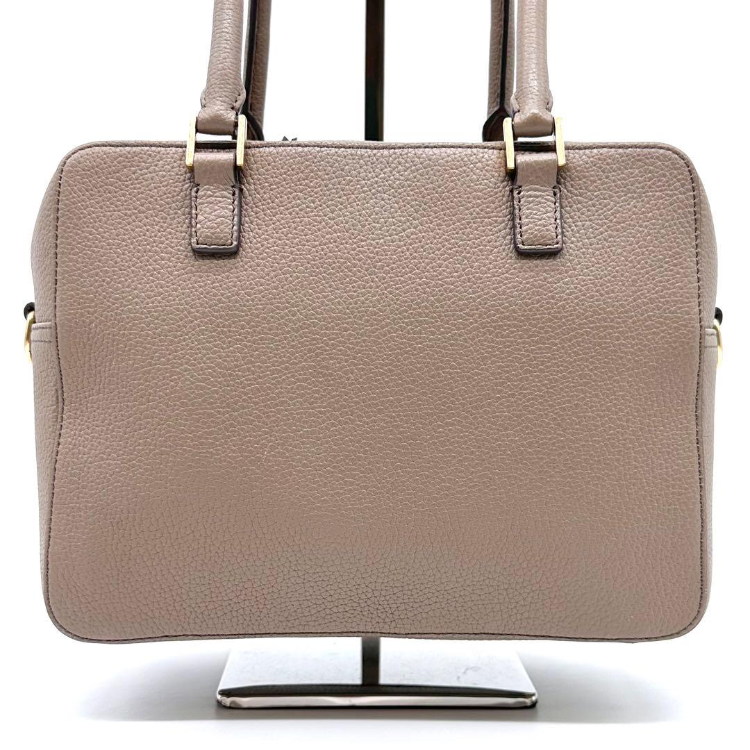 美品✨アニヤハインドマーチ スモールカーカー ハンドバッグ 2way グレージュ