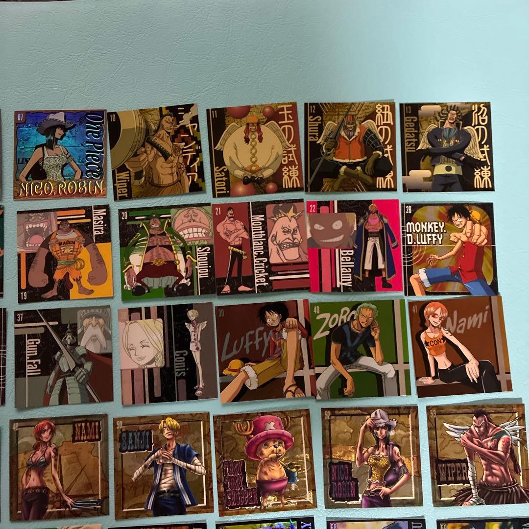 平成レトロ激レア　ワンピース　森永シール70枚セット