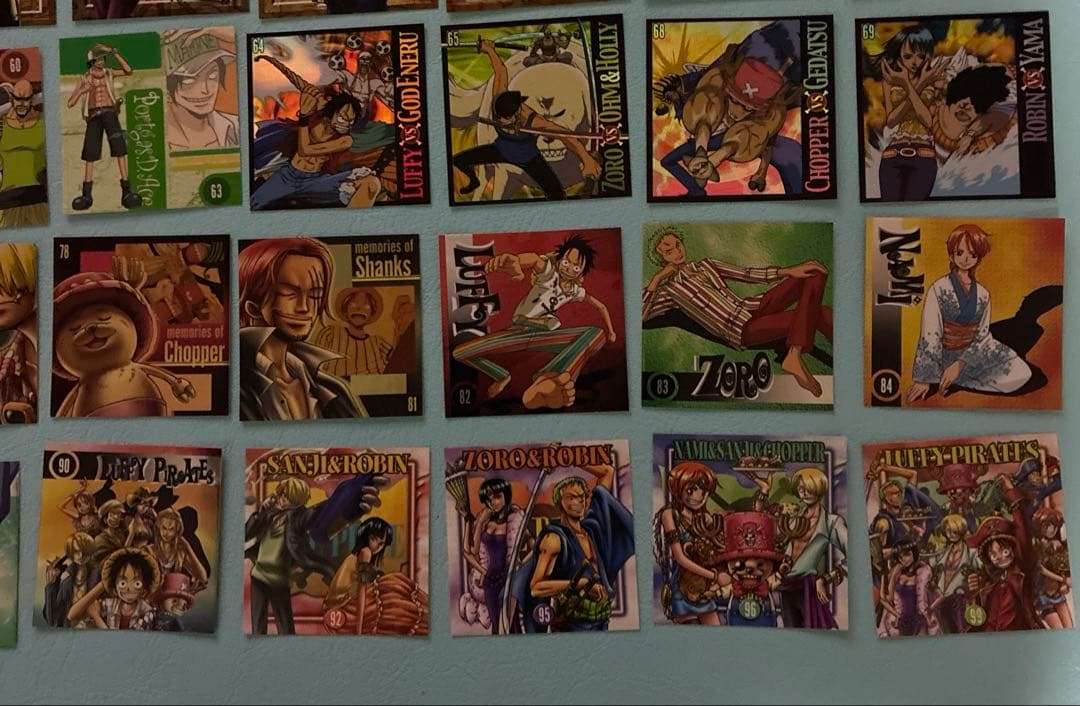 平成レトロ激レア　ワンピース　森永シール70枚セット