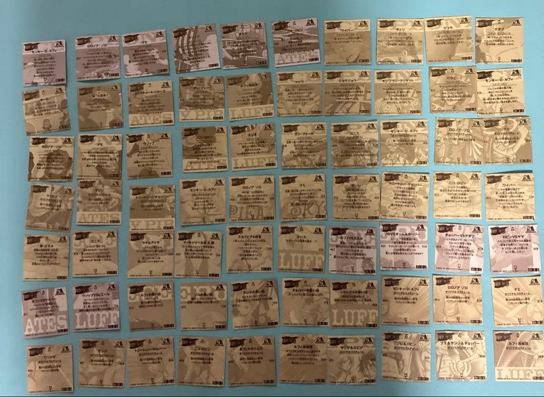 平成レトロ激レア　ワンピース　森永シール70枚セット