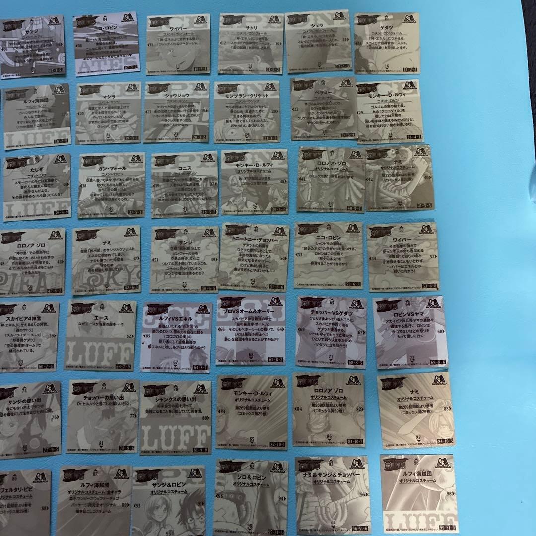 平成レトロ激レア　ワンピース　森永シール70枚セット