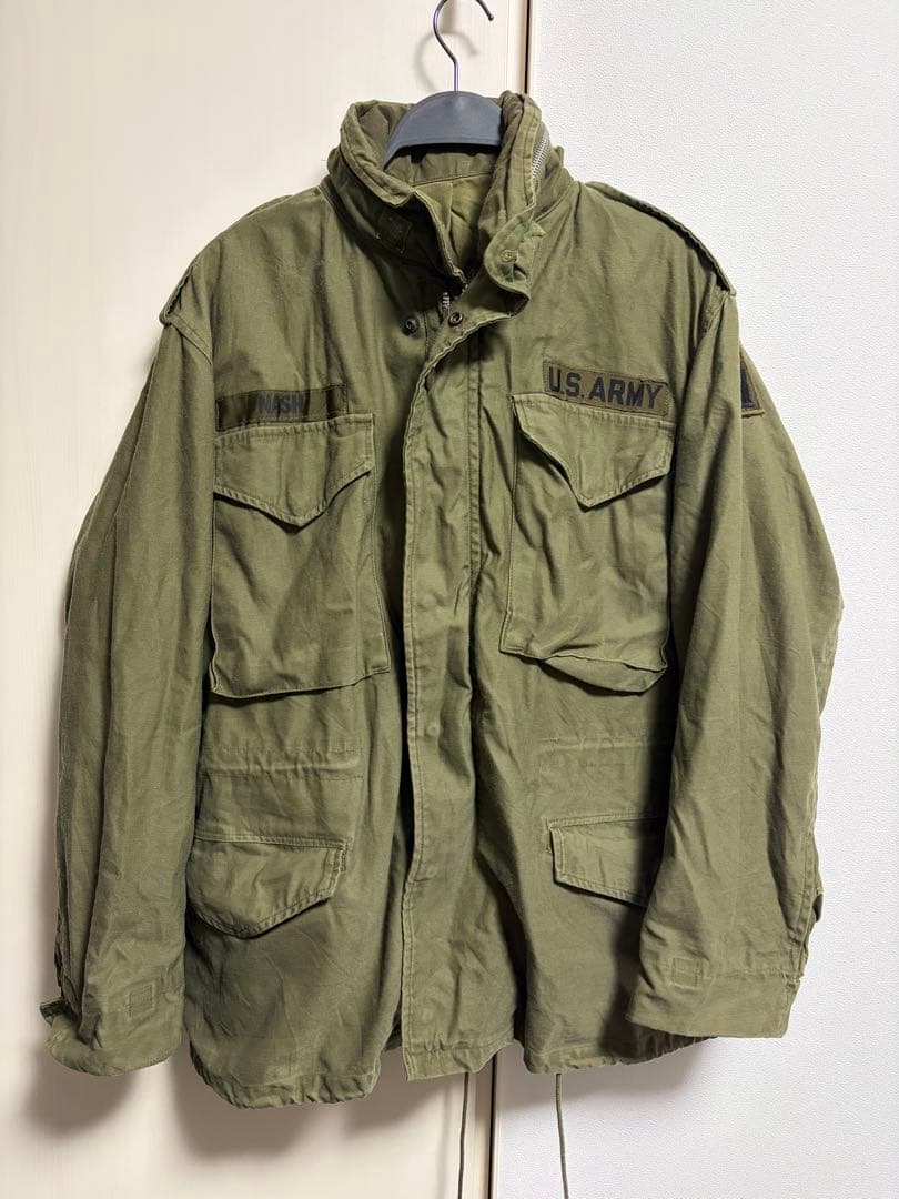 アメリカ軍実物　M-65フィールドジャケット　アルミジップ2nd
