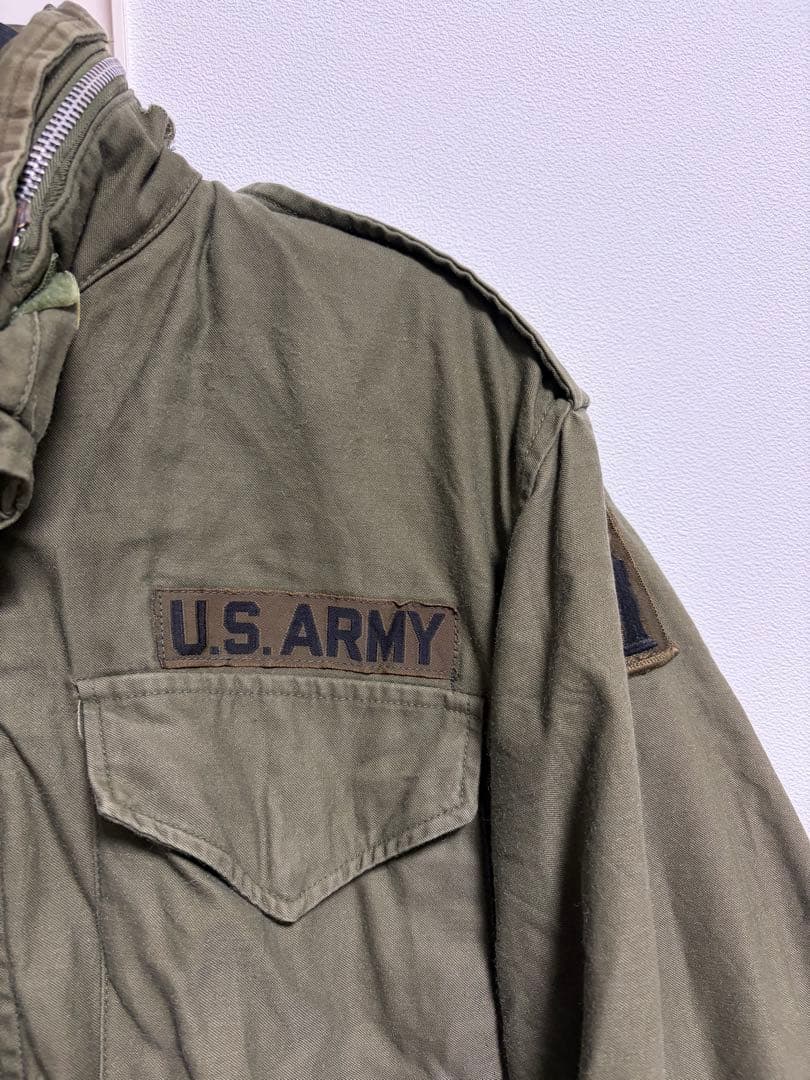 アメリカ軍実物　M-65フィールドジャケット　アルミジップ2nd