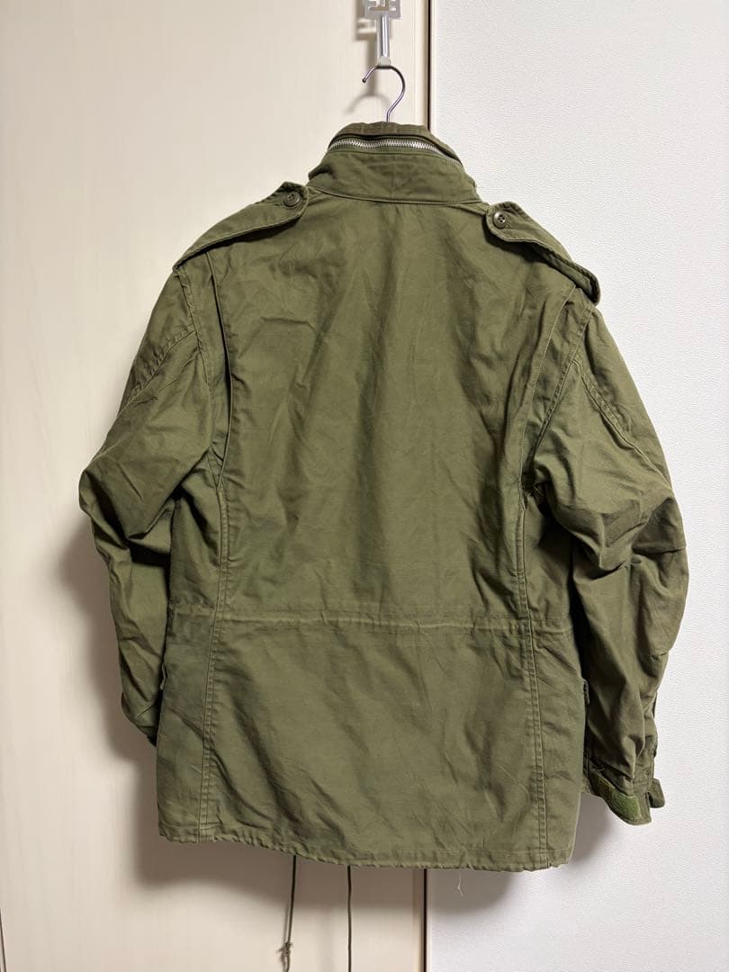 アメリカ軍実物　M-65フィールドジャケット　アルミジップ2nd