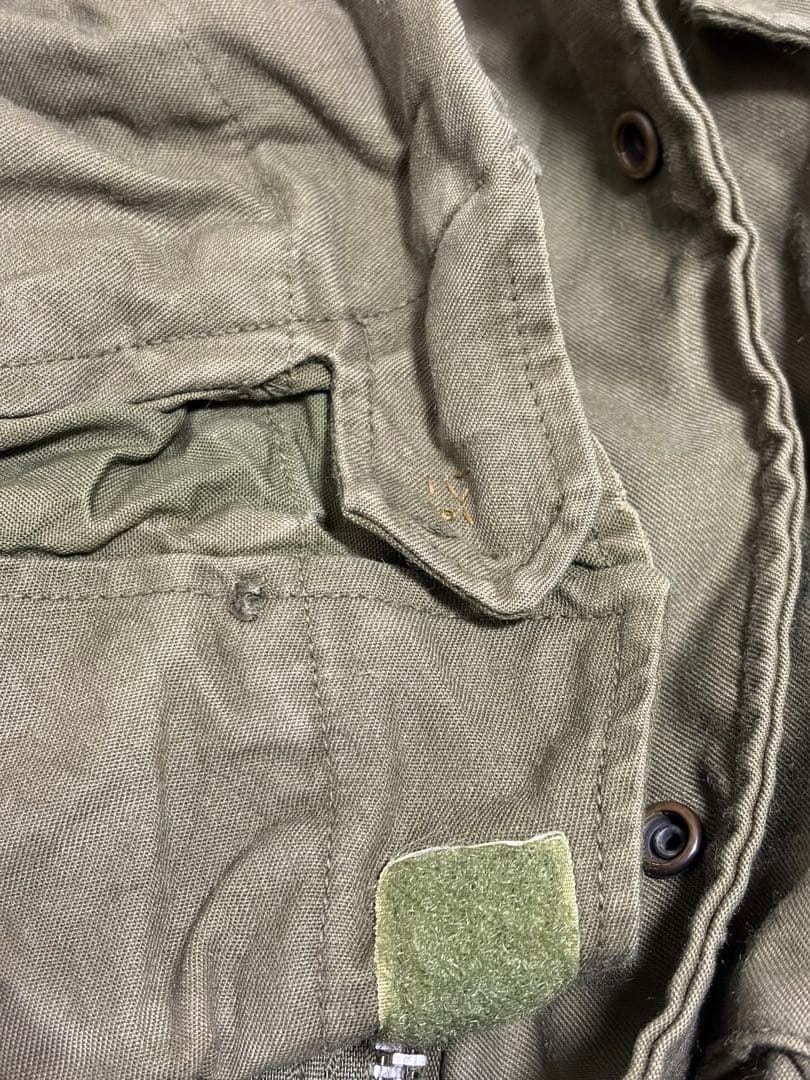 アメリカ軍実物　M-65フィールドジャケット　アルミジップ2nd