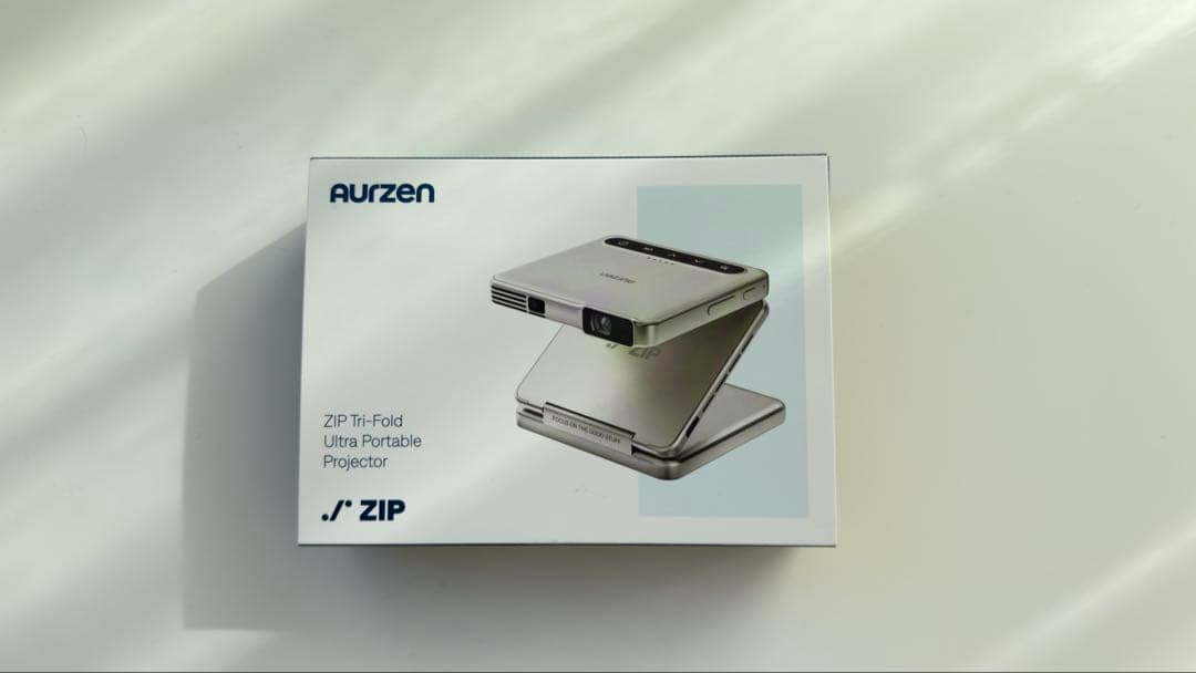 N*I様 【ほぼ未使用】AURZEN ZIP TRI-Fold 超小型プロジェク