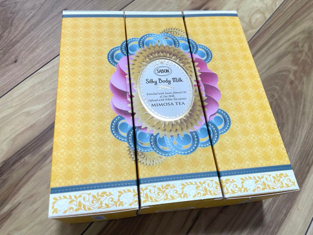 【新品未開封】SABON シルキーボディミルク ミモザティー 3本セット