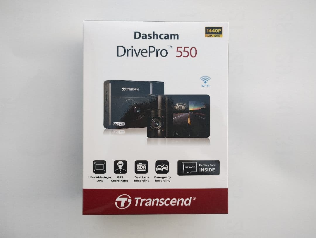 Transcend DrivePro 550 ドライブレコーダー