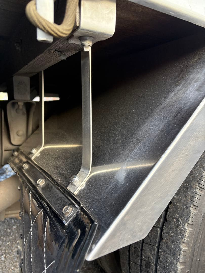 ジェネレーションキャンター用に加工リヤフェンダー泥除けは付属しません直接引取限定