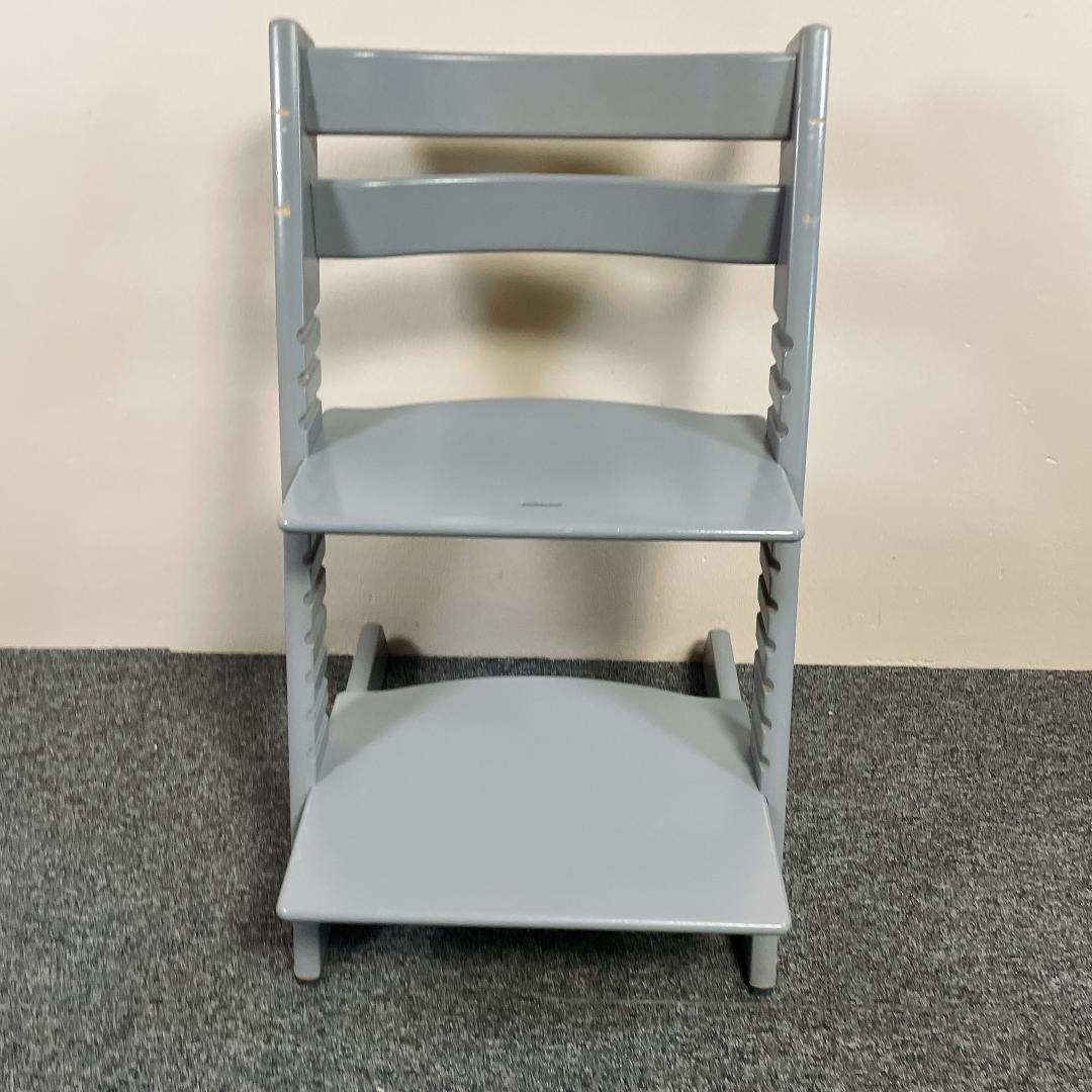 希少　STOKKE シリアル4 グレー ハイチェア