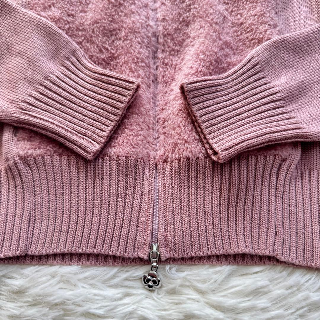 M'S GRACY ふわもこ♡フード付きニットパーカー 可愛いピンク* 38