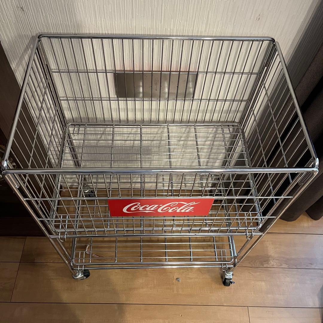 希少　コカコーラ　メタルラック　ワゴンラック