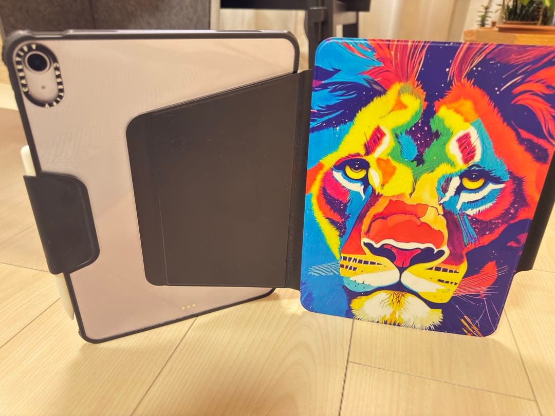 iPad Air M3 11インチ128㎇パープル　CASETiFYのケース付き