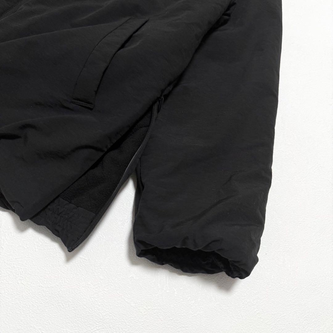 美品　北欧暮らしの道具店　洗えるショート丈コート　ブラック　ボア