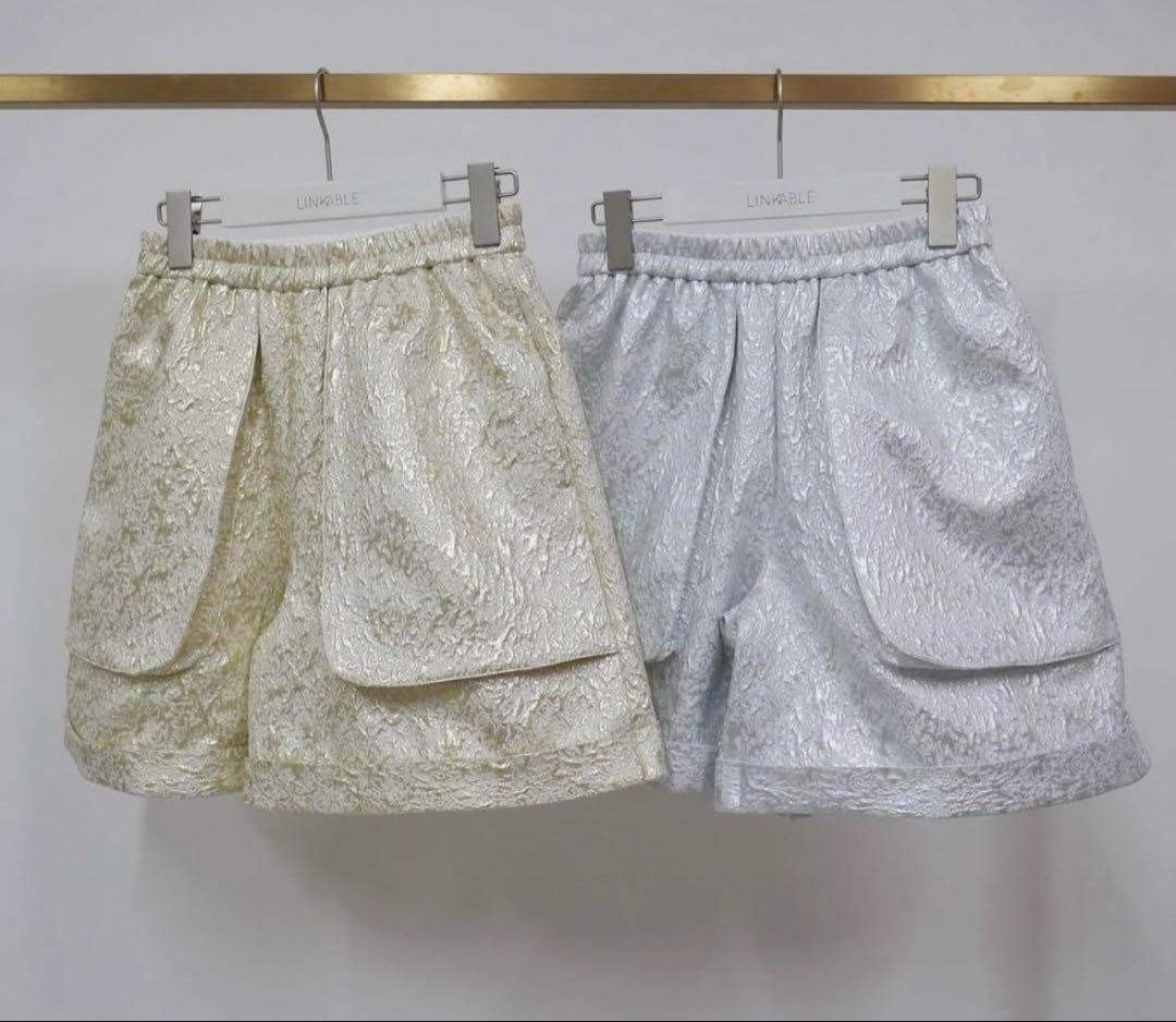 LINKABLE ショートパンツ シルバー 新品未使用