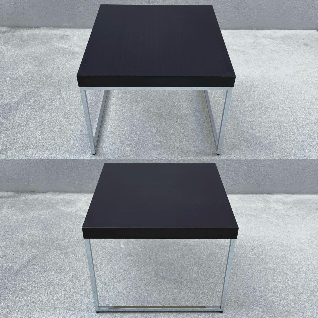 ボーコンセプト コーヒーテーブル サイドテーブル 木製 スチール 北欧 スクエア