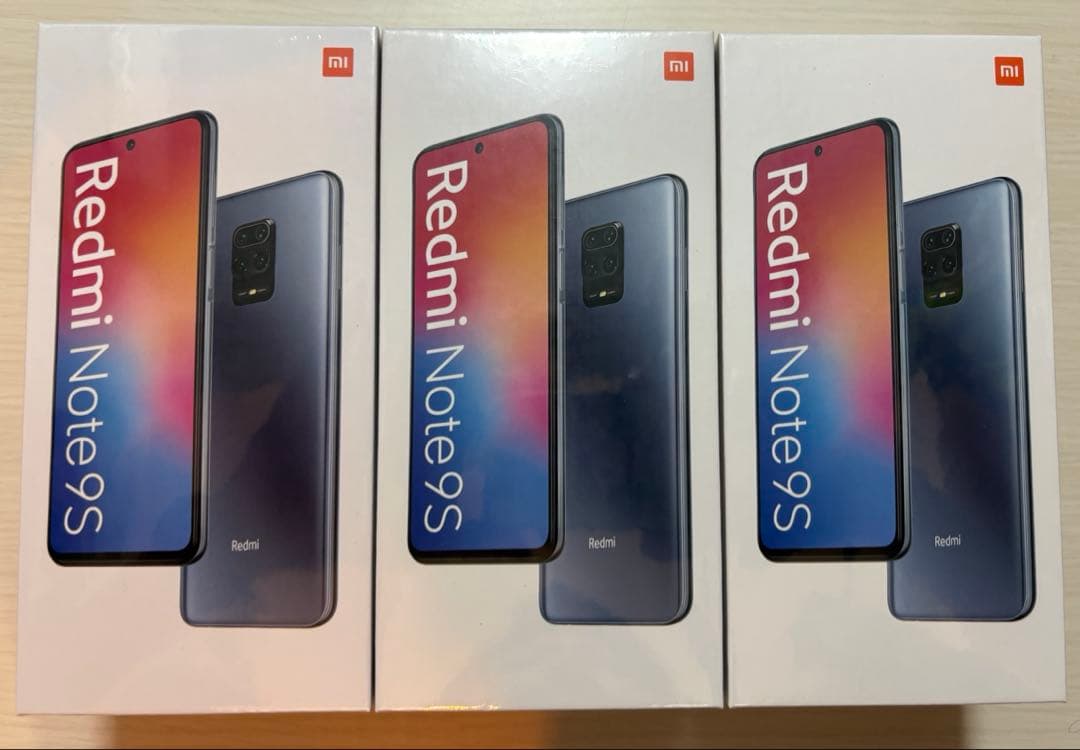 3台 未開封 Redmi Note 9S