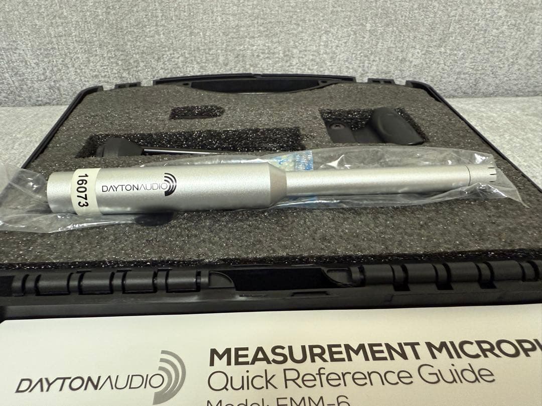【美品】Dayton Audio EMM-6 コンデンサーマイク