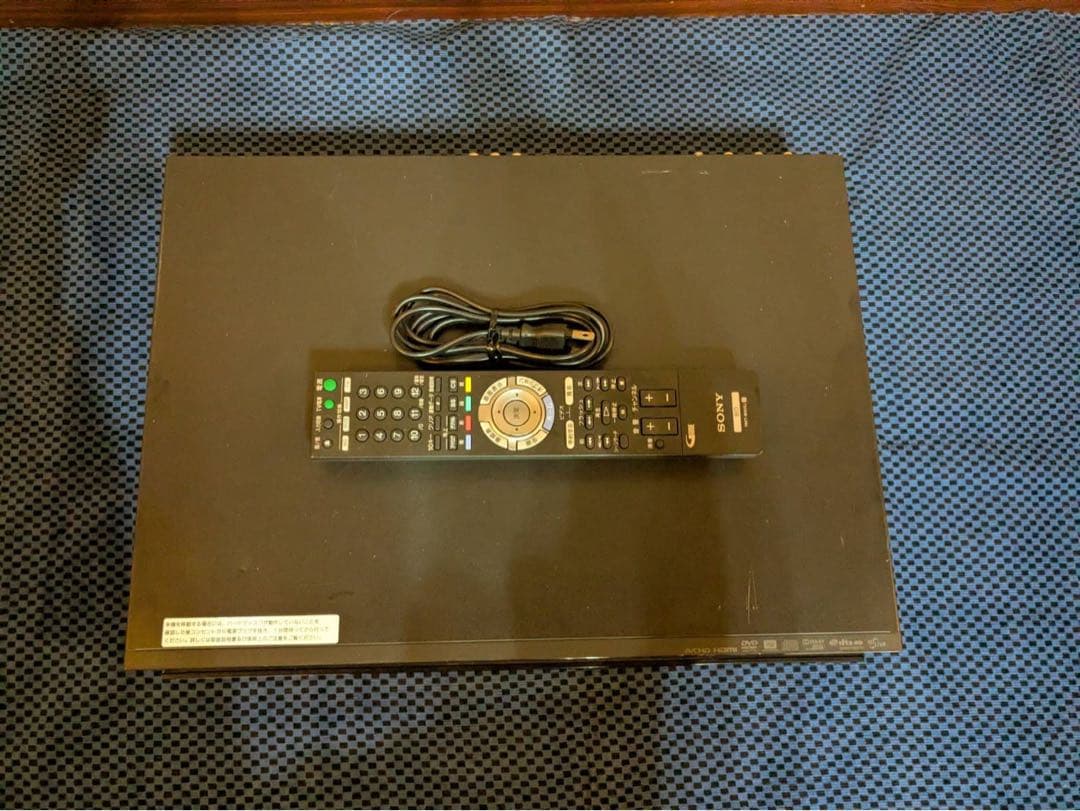 Sony ブルーレイレコーダー リモコン付き