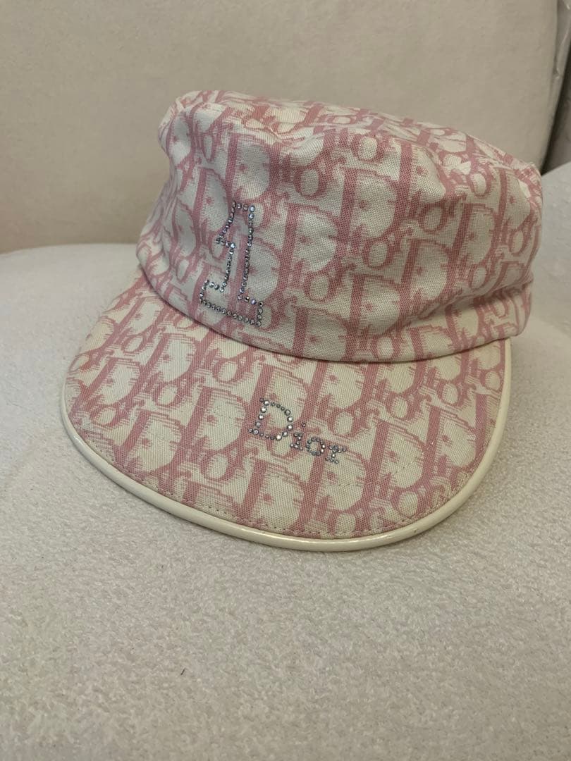 ◇Christian Dior◇トロッターキャスケットハット◇PINK