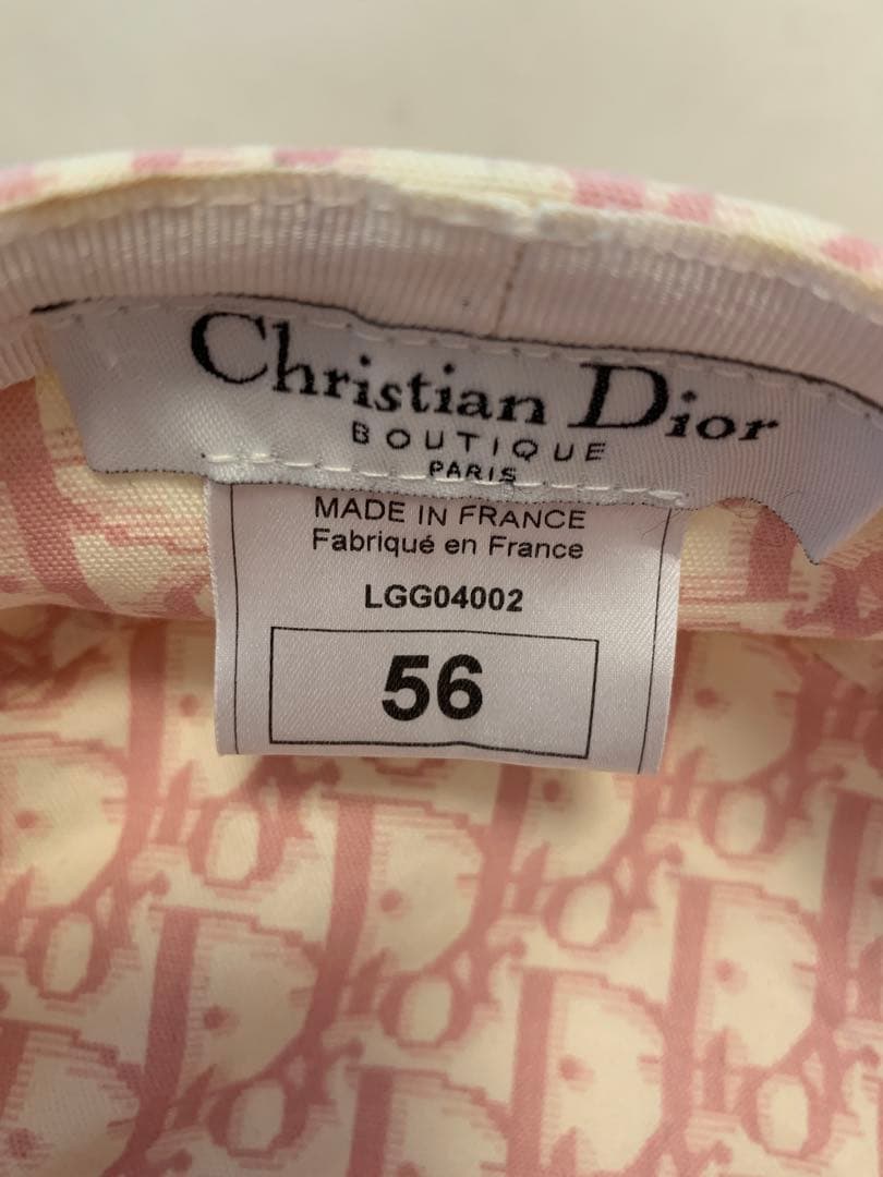 ◇Christian Dior◇トロッターキャスケットハット◇PINK