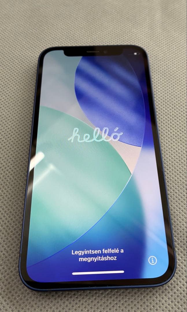 iPhone12 mini 128GB ブルー　箱・付属品(付属品は新品未使用)