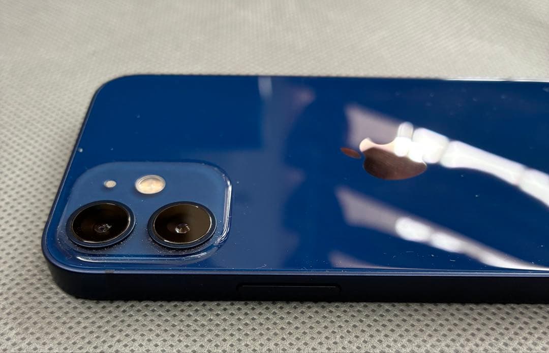 iPhone12 mini 128GB ブルー　箱・付属品(付属品は新品未使用)