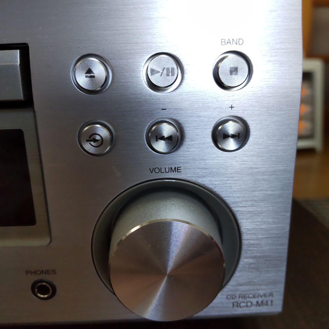 美品 DENON デノン RCD-M41 CDレシーバー シルバー 2025年製
