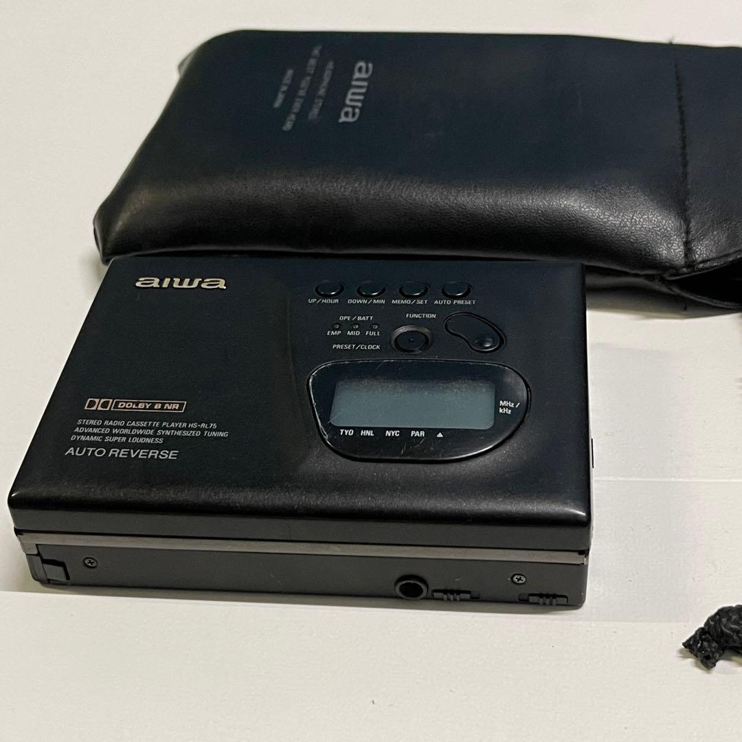 アイワ AIWA HS-RL75 ラジオカセットプレーヤー 通電確認済み